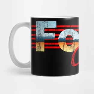 fore golf retro Mug